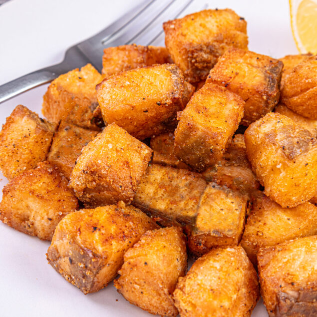 Air Fryer Salmon Bites