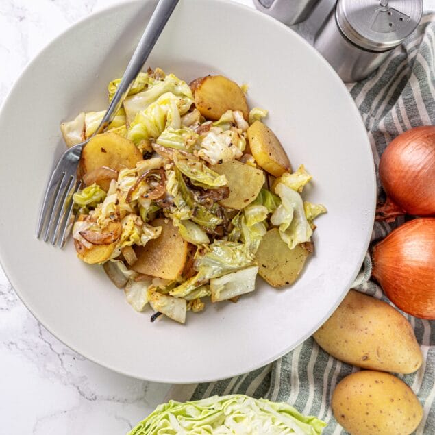 Fried Cabbage and Potatoes