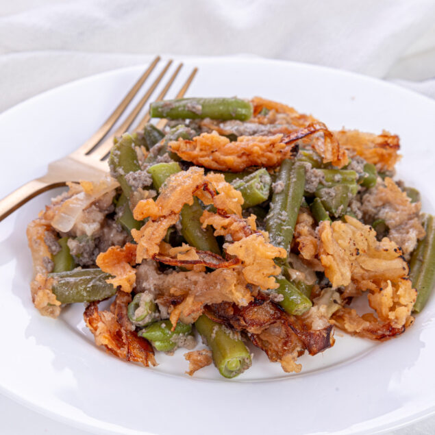 Green Bean Casserole with Frozen Green Beans