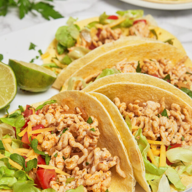 Ground Chicken Tacos