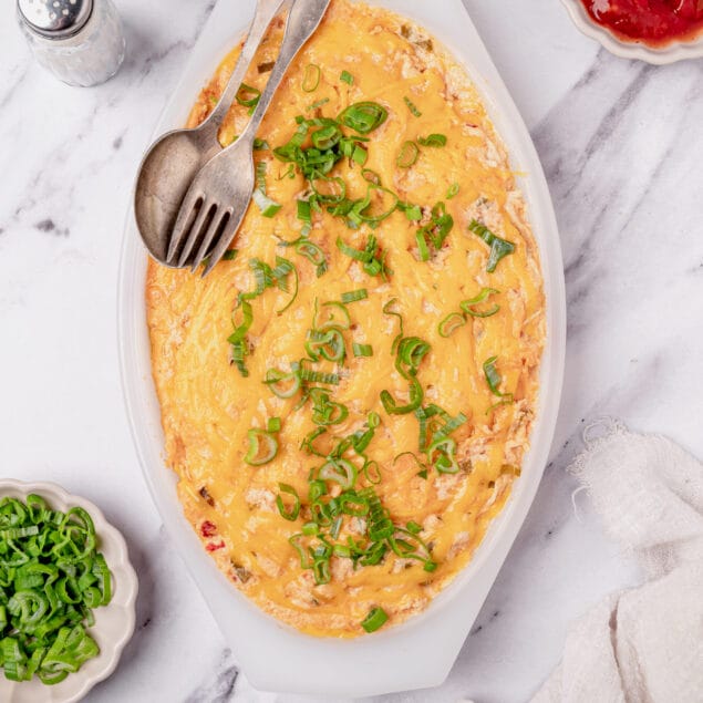 Light and Healthy Buffalo Chicken Dip