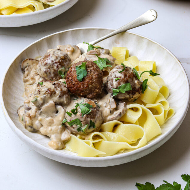 Meatballs Stroganoff