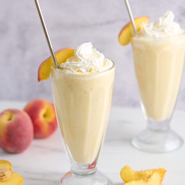 Peach Milkshakes