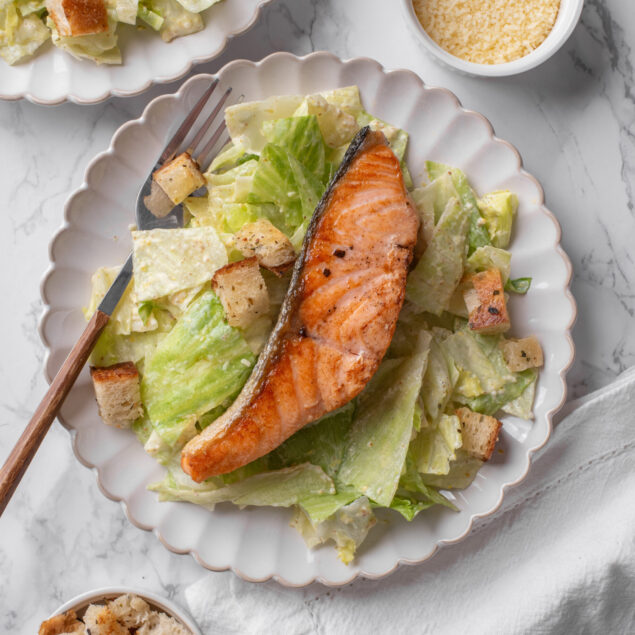 Salmon Caesar Salad