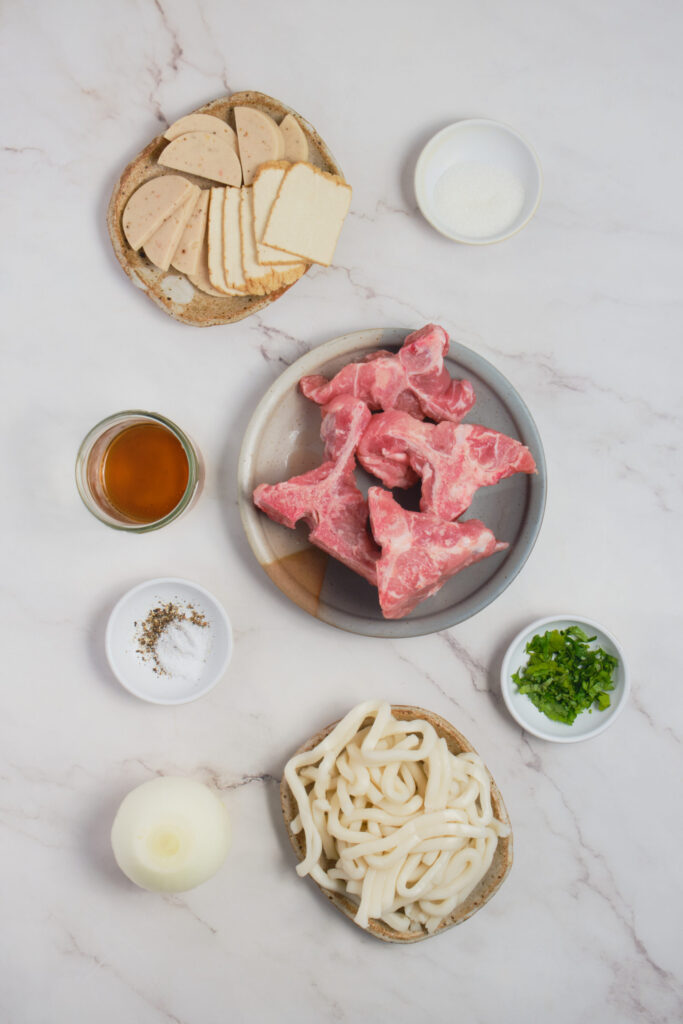 Vietnamese Bánh Canh (Thick Noodles Soup)